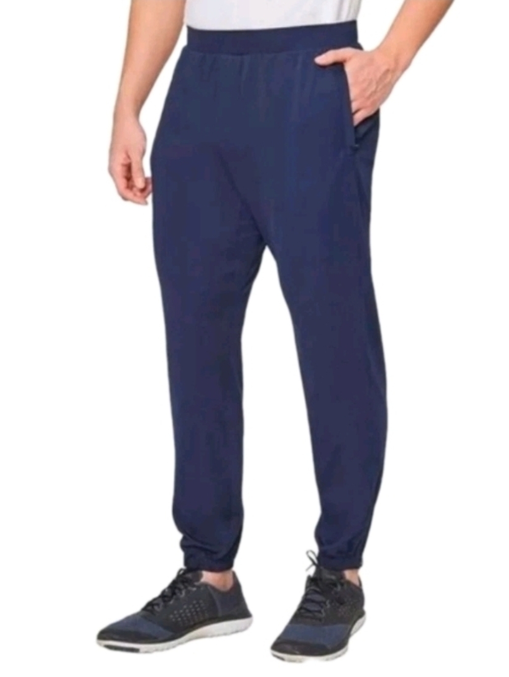 Mondetta Men's Outdoor Project Performance Fabric Jogger Joggers Navy NWT